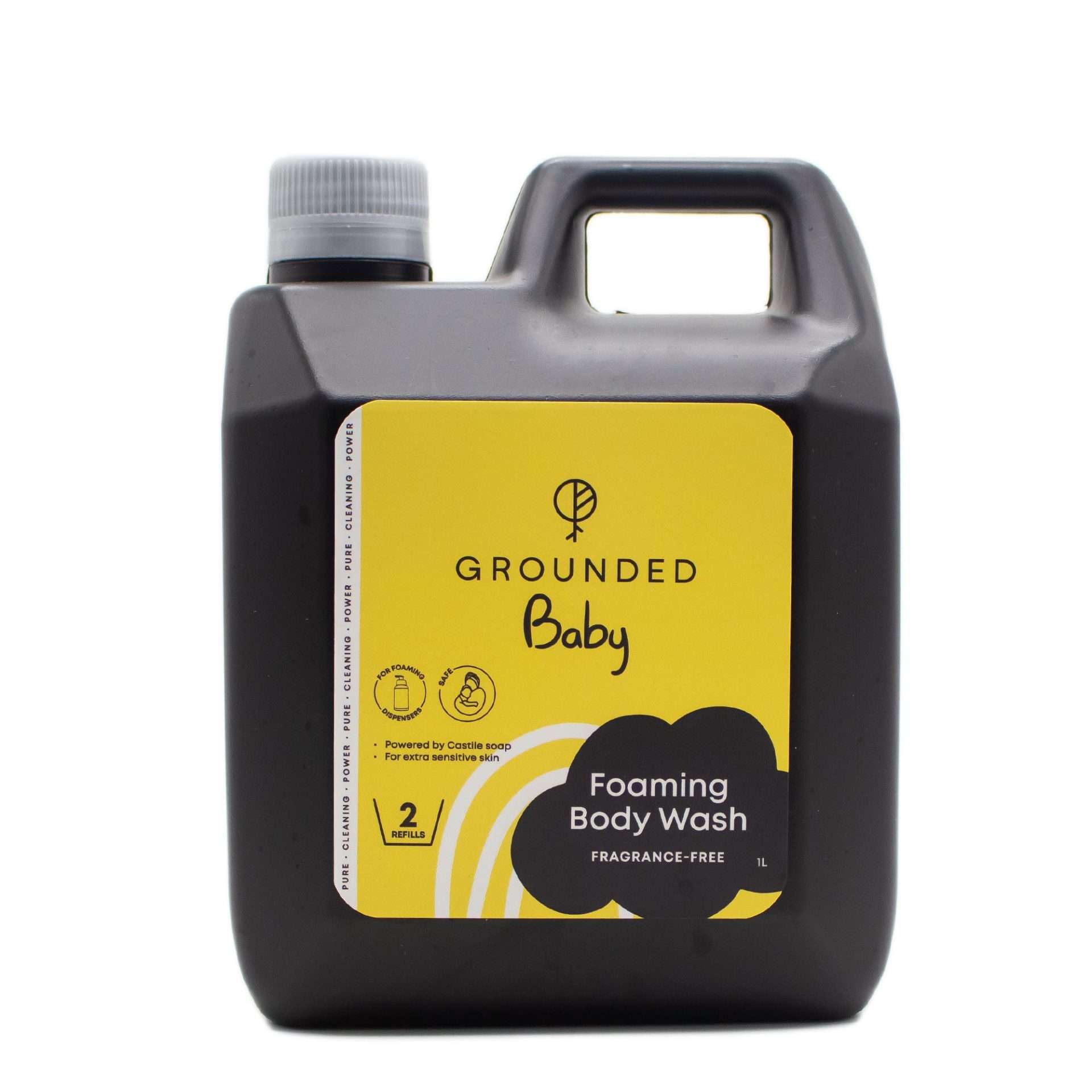 Baby Foaming Body Wash - 1 L refill, Fragrance-Free