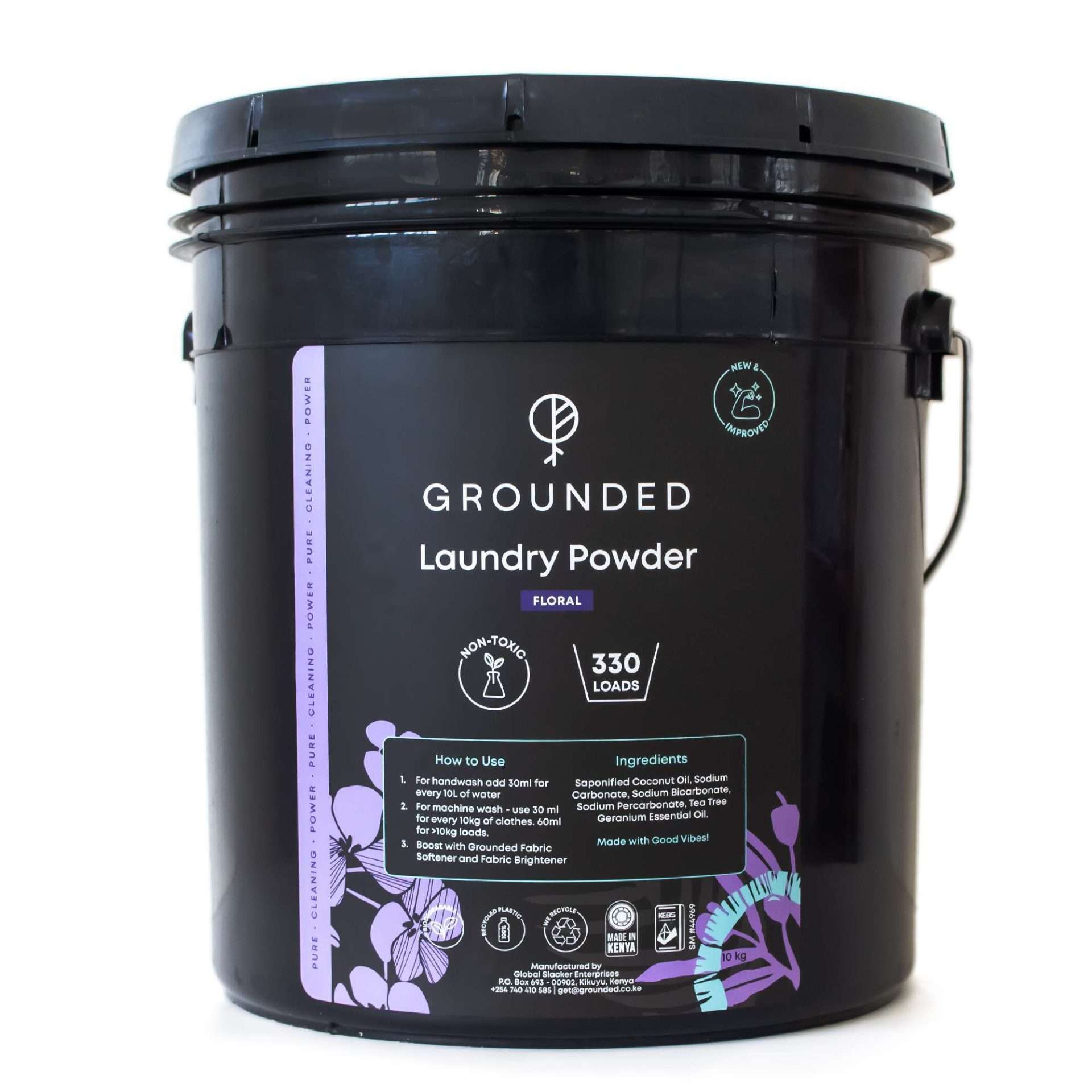 Grounded - Laundry Powder 10kg Floral scaled Laundry Powder - Image 8
