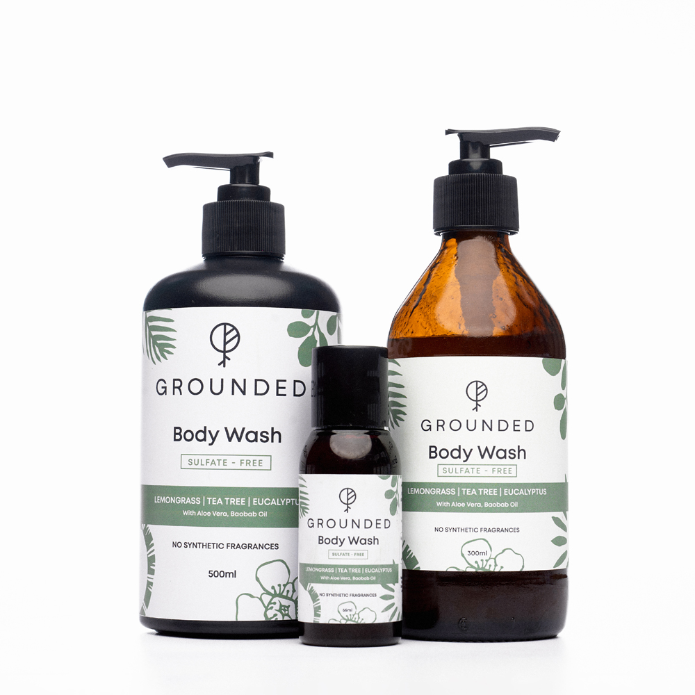 Grounded - LEMONGRASS TEATREE ALL SIZES Body Wash Gel - Image 2