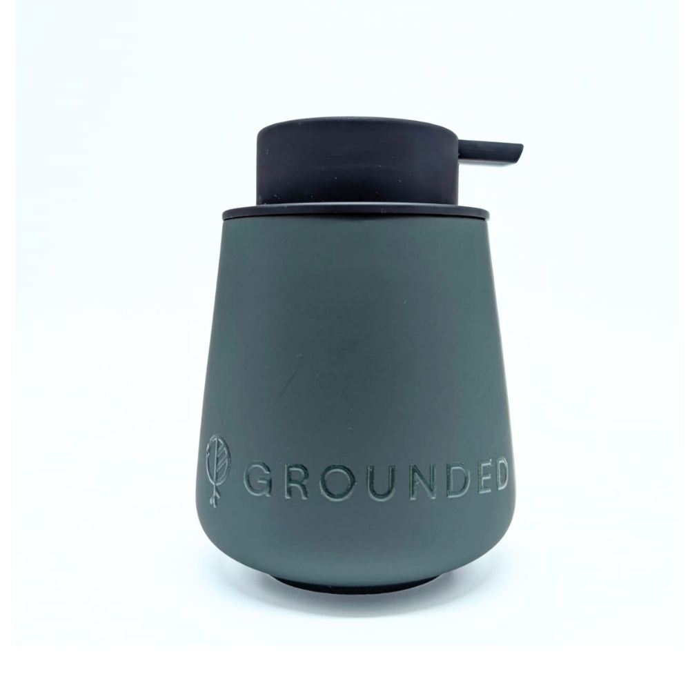 Ceramic Dispensers - Green Jar with Gel Pump