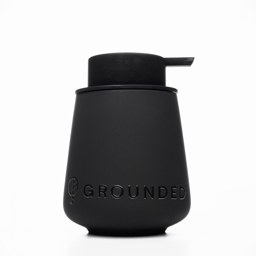 Ceramic Dispensers - Black Jar with Foaming Pump