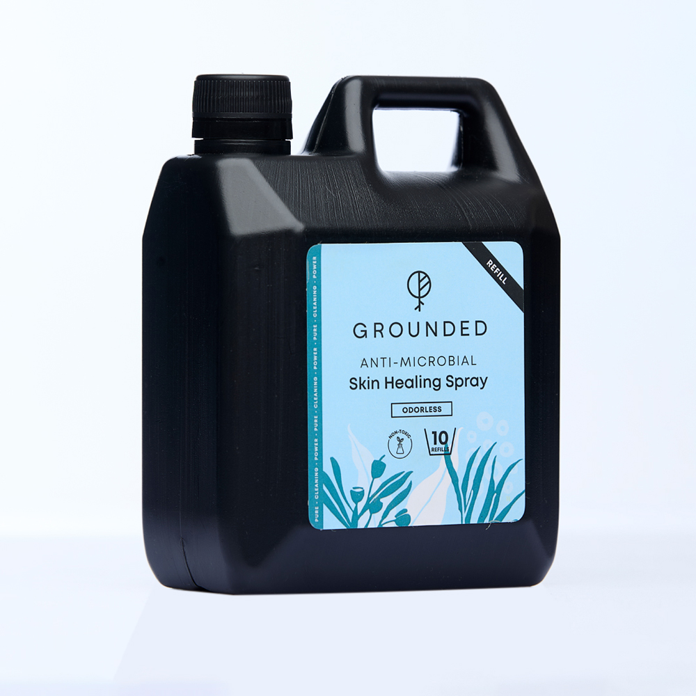Grounded - Copy of GROUNDED ANTI MICROBIAL SKIN HEALING SPRAY 1L REFILL Skin Healing Spray - Image 4