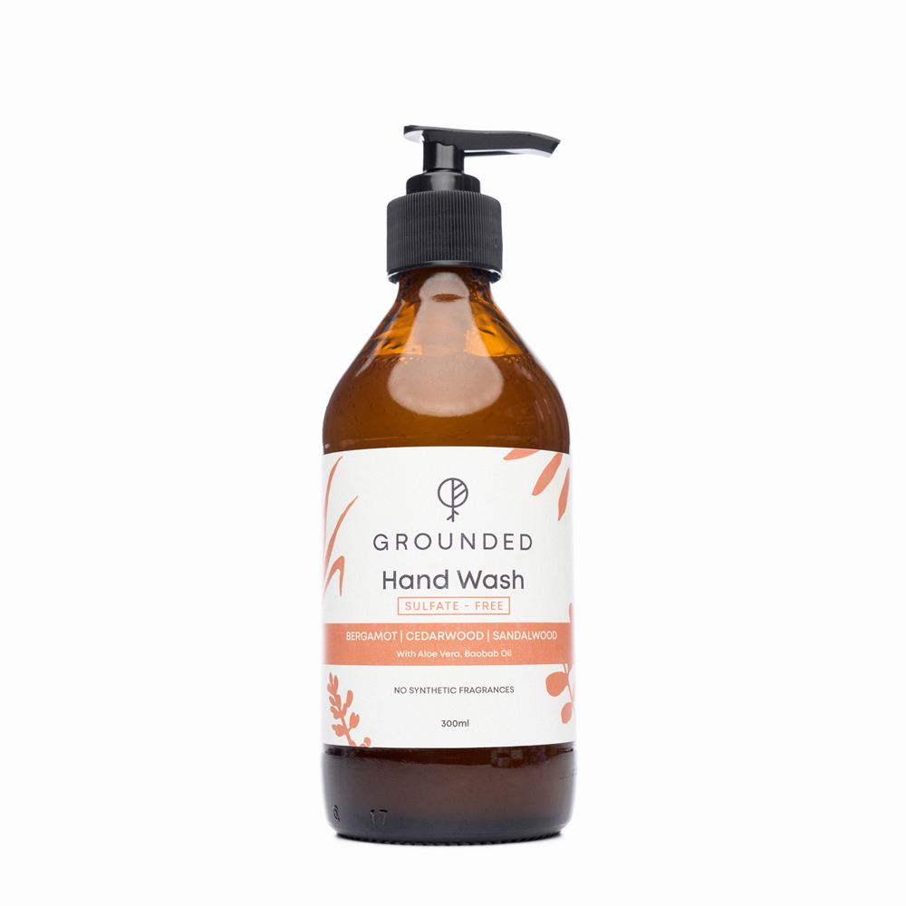 Hand Wash Gel - 300ml, Bergamot + Cedar + Sandalwood