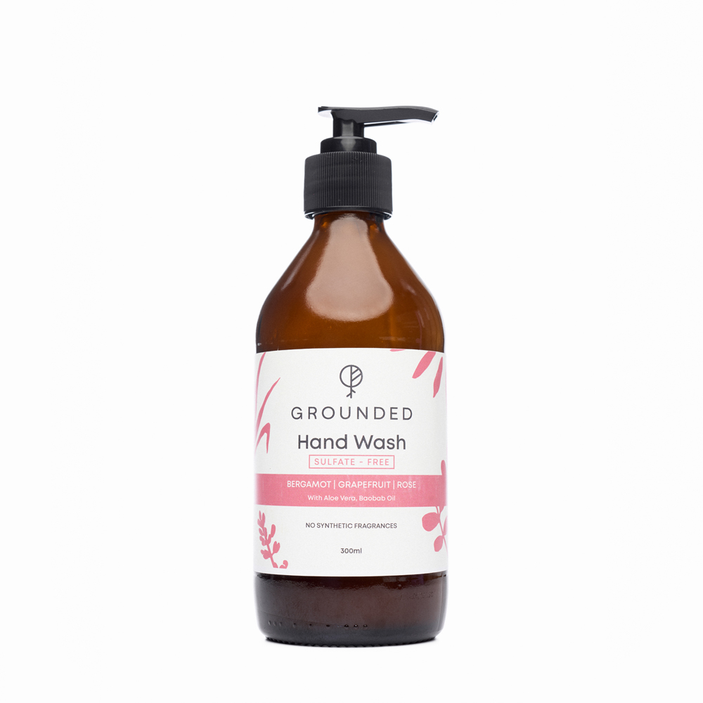 Hand Wash Gel - 300ml, Bergamot + Grapefruit + Rose