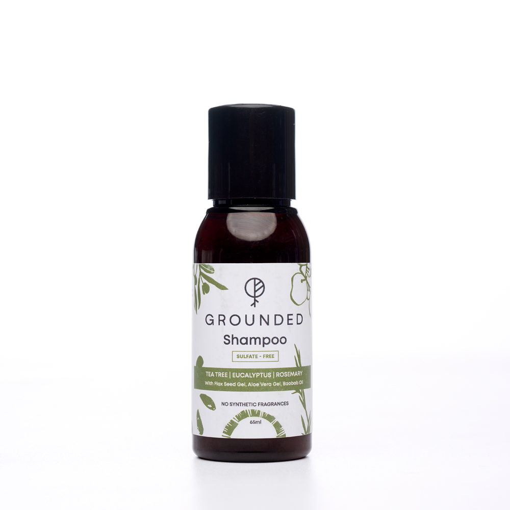 Sulfate-Free Shampoo - 65ml, Tea Tree + Eucalyptus + Rosemary