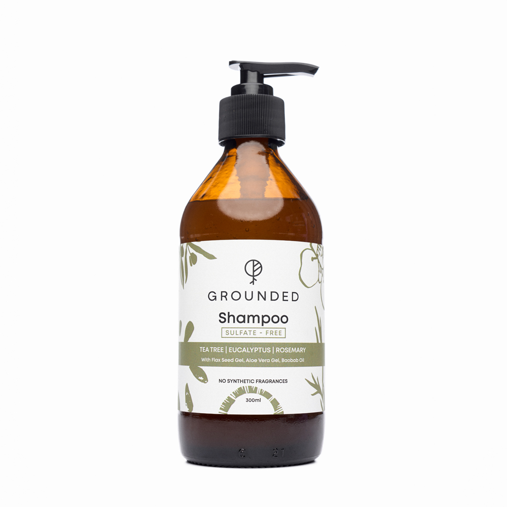 Sulfate-Free Shampoo - 300ml, Tea Tree + Eucalyptus + Rosemary