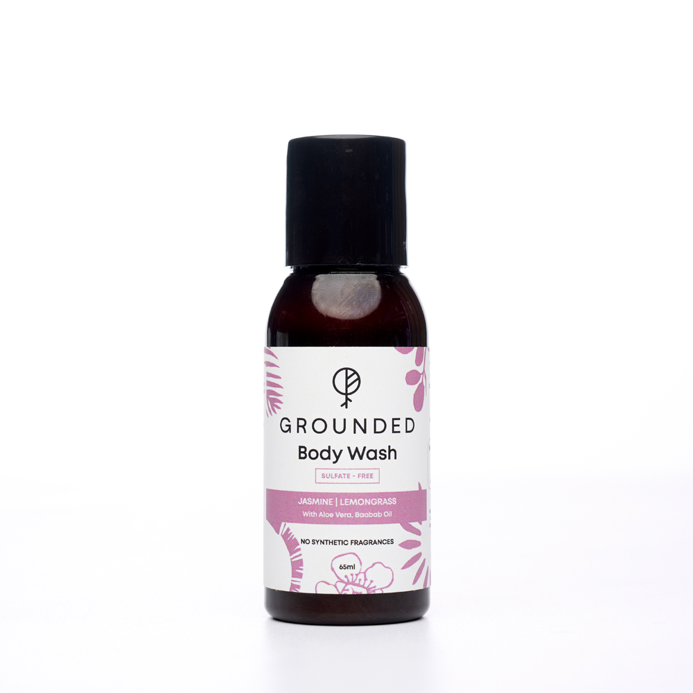 Body Wash Gel - 65ml, Jasmine + Lemongrass