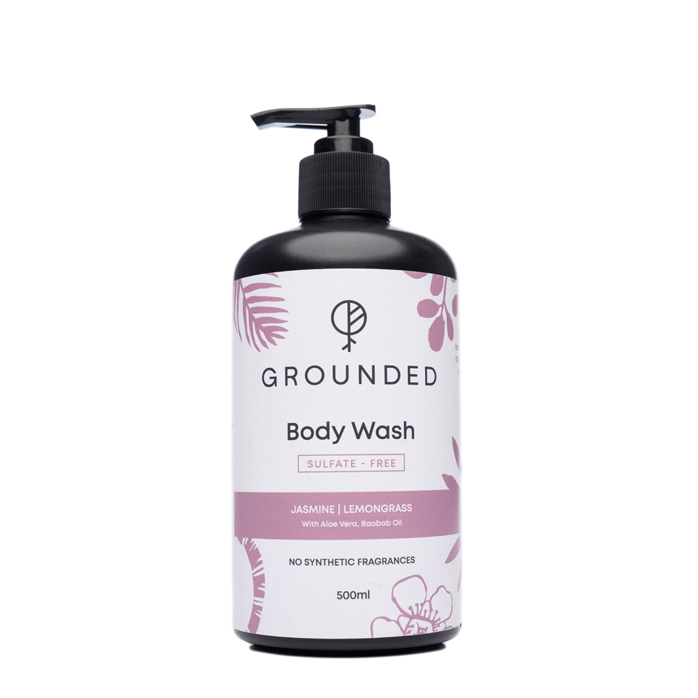 Body Wash Gel - 500ml, Jasmine + Lemongrass