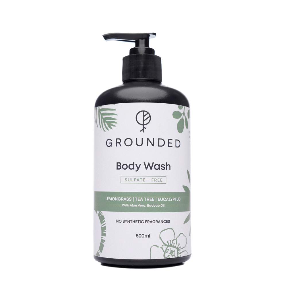 Body Wash Gel - 500ml, Lemongrass + Eucalyptus + Tea tree