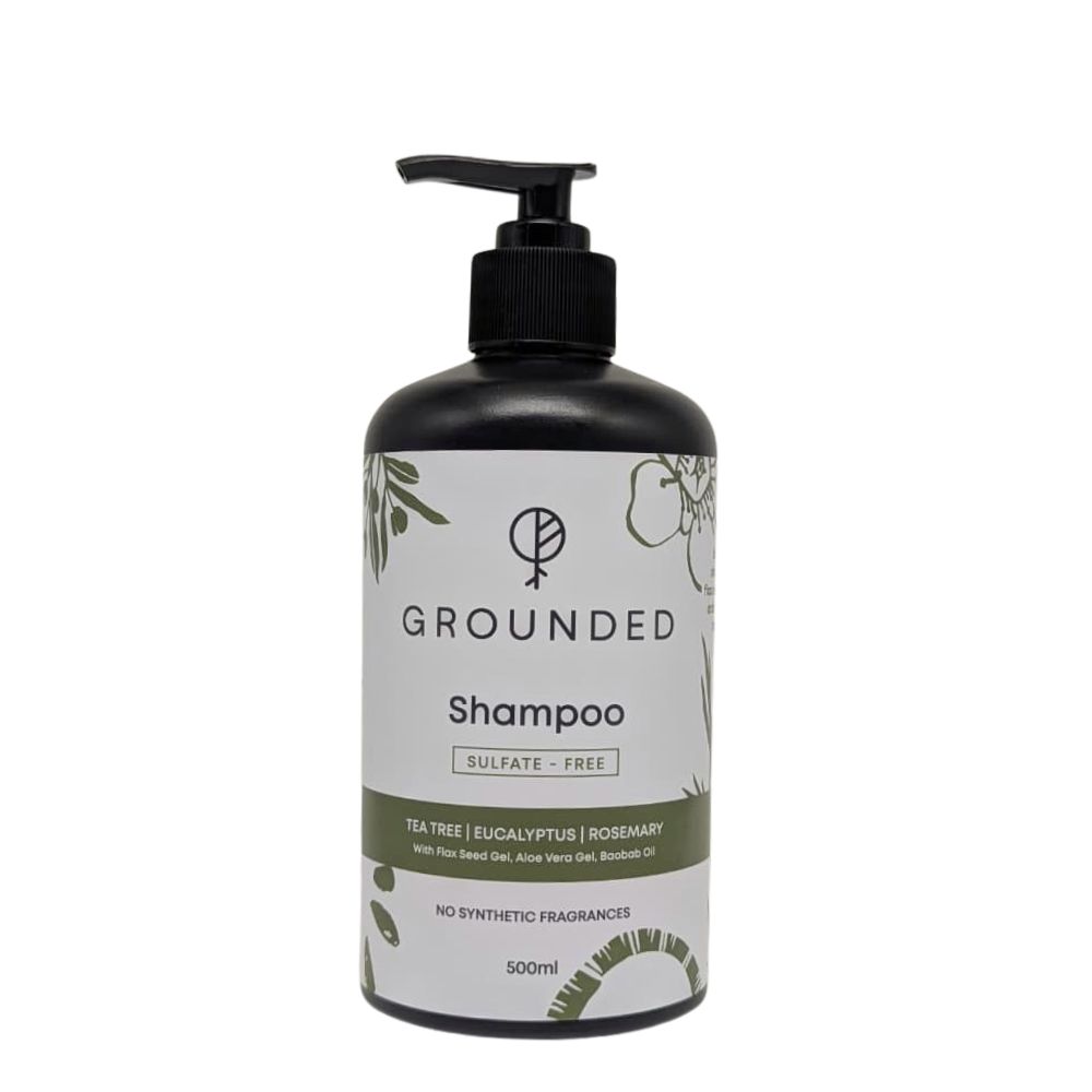 Sulfate-Free Shampoo - 500ml, Tea Tree + Eucalyptus + Rosemary