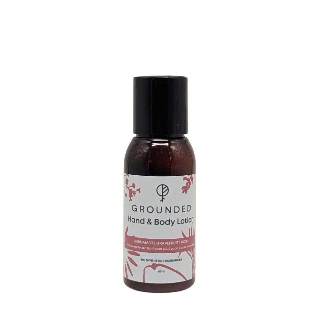 Hand & Body Lotion - 65ml, Bergamot + Grapefruit + Rose