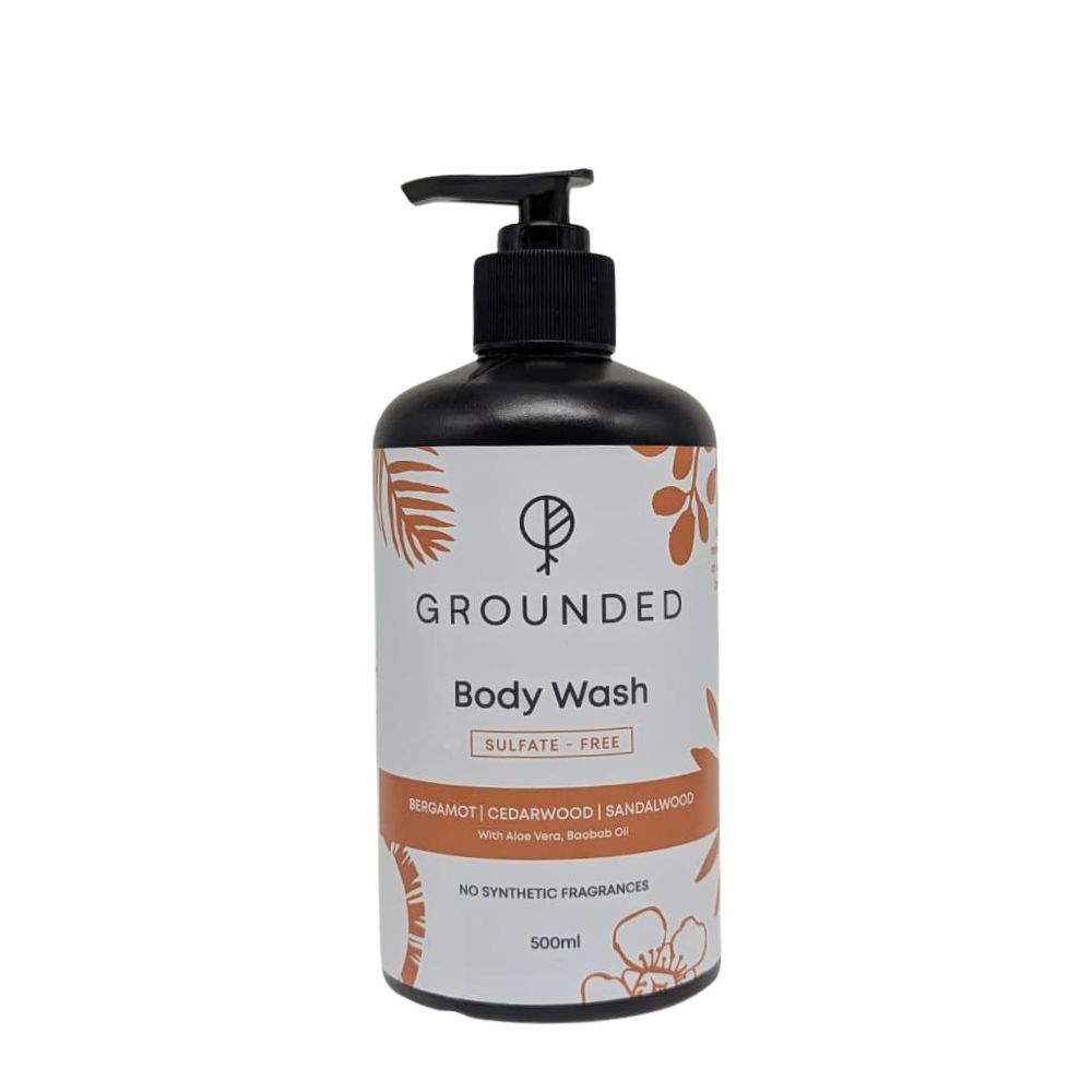 Body Wash Gel - 500ml, Bergamot + Cedar + Sandalwood