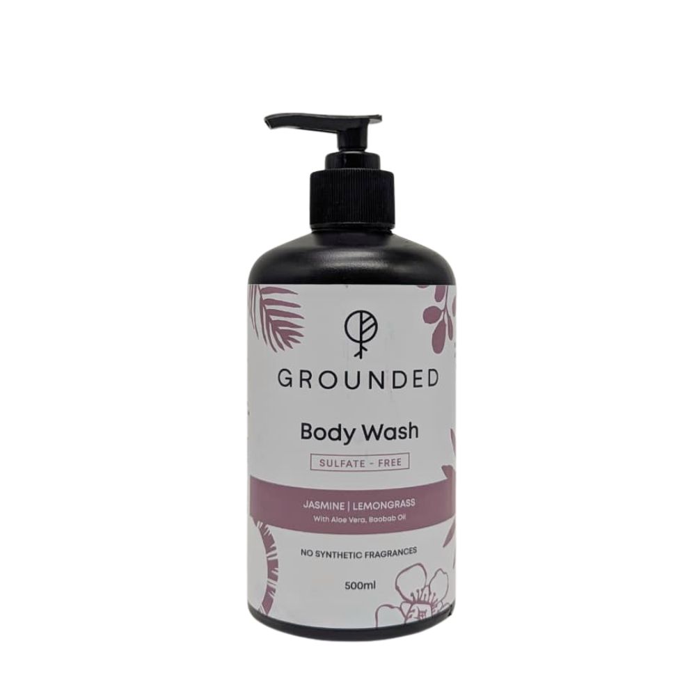 Body Wash Gel - 500ml, Jasmine + Lemongrass