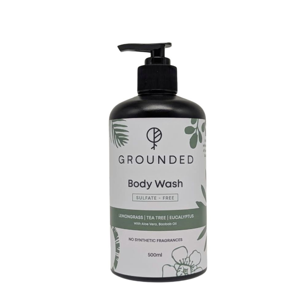 Body Wash Gel - 500ml, Lemongrass + Eucalyptus + Tea tree