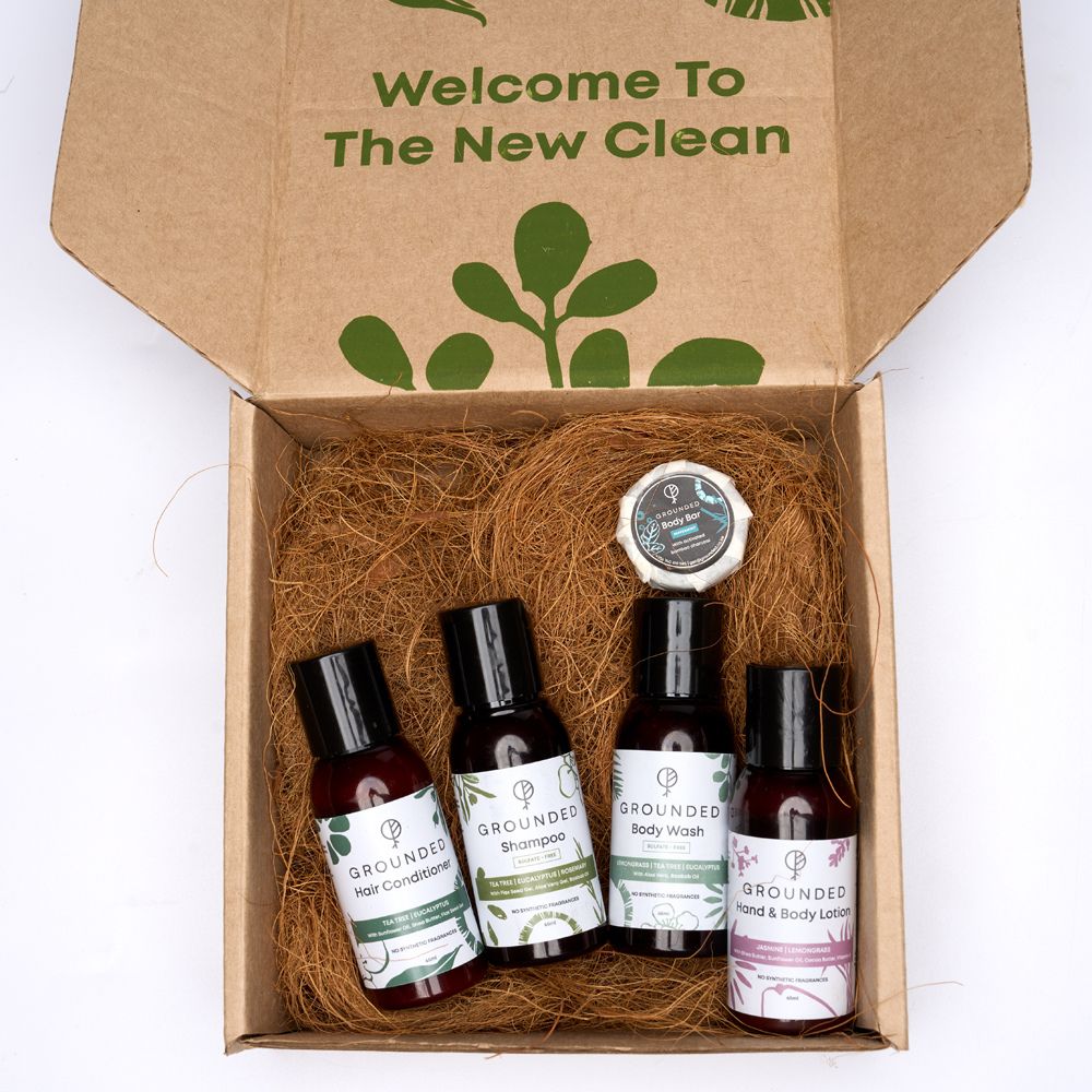 Grounded - PERSONAL CARE TRAVEL GIFT SET Primary Personal Care Travel Set